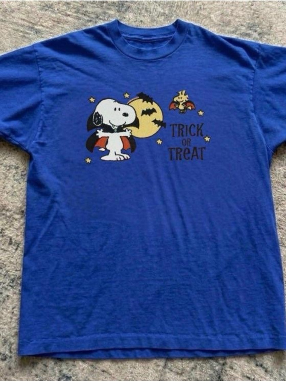 Peanuts Snoopy 'Trick or Treat' Kids T‑Shirt - Blue